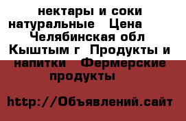 нектары и соки натуральные › Цена ­ 55 - Челябинская обл., Кыштым г. Продукты и напитки » Фермерские продукты   